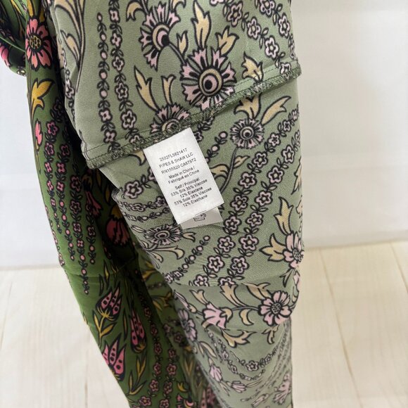 Veronica Beard  Gemma Printed Stretch Silk-Blend Maxi Dress - Picture 14 of 14